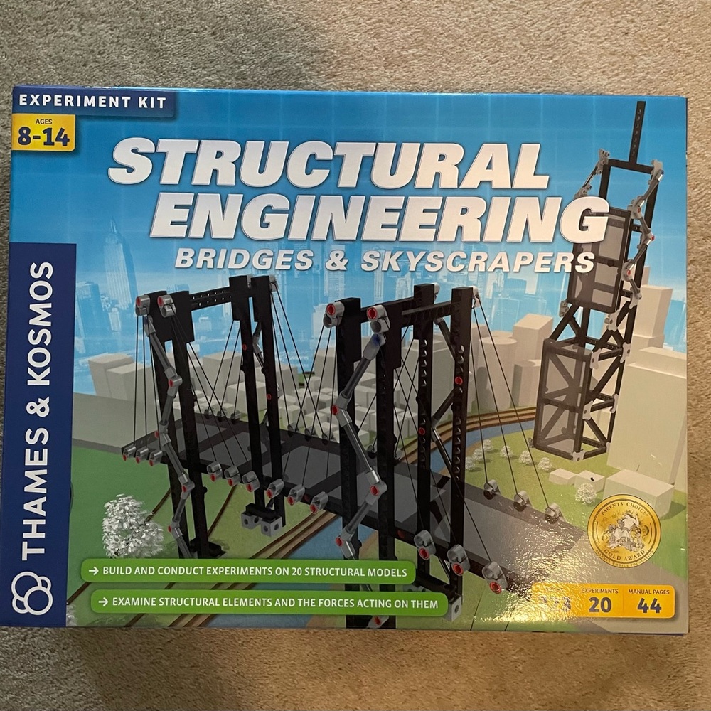 Thames & Kosmos Structural Engineering Bridges & Skyscrapers - Black